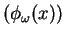 $(\phi_{\omega}(x))$