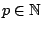 $ p\in \mathbb{N}$