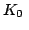 $ K_{0\text{
}}$