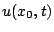 $u(x_0,t)$