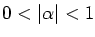 $0\vert\alpha\vert1$